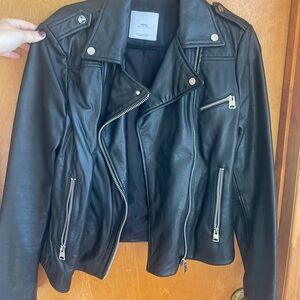 Mango leather jacket